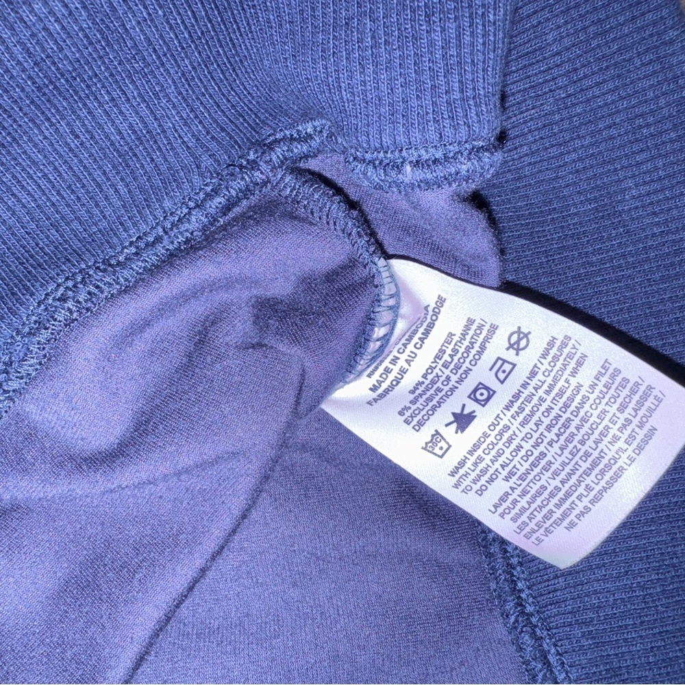 Nike Jordan Flight Women's Velour Jacket, oversized, sweatshirt full zip M NAVY​ - Picture 14 of 16